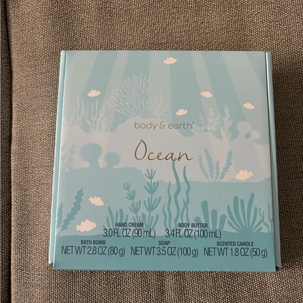Unopened Ocean Bath & Body Set - Blue